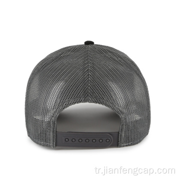 Yetişkinler için 3D Nakış 5 Panel Kamyon Şoförü Şapka